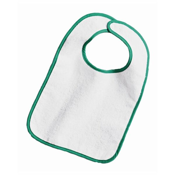Rabbit Skins Infant Contrast Trim Terry Bib 1003 Infant Contrast Trim Terry Bib Thumbnail