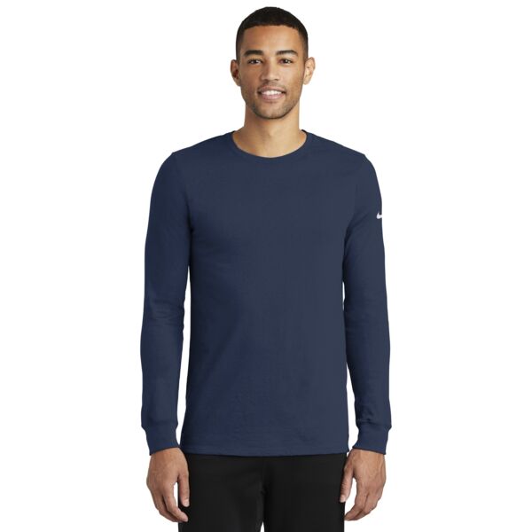 Dri FIT Cotton/Poly Long Sleeve Tee Thumbnail