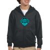 Youth Heavy Blend™ Full-Zip Hooded Sweatshirt Thumbnail