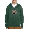 Youth NuBlend® Fleece Full-Zip Hooded Sweatshirt Thumbnail