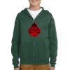 Youth NuBlend® Fleece Full-Zip Hooded Sweatshirt Thumbnail