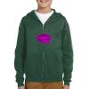 Youth NuBlend® Fleece Full-Zip Hooded Sweatshirt Thumbnail
