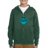 Youth NuBlend® Fleece Full-Zip Hooded Sweatshirt Thumbnail