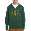 Youth NuBlend® Fleece Full-Zip Hooded Sweatshirt Thumbnail